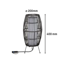 Paulmann Plug & Shine LED-lyskurv RGBW, 40 cm, ZigBee| Smarthus Utebelysning