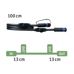 Paulmann Plug & Shine spot med jordspyd Sting 3000K| Kommersiell Utebelysning|Led-Utendørs