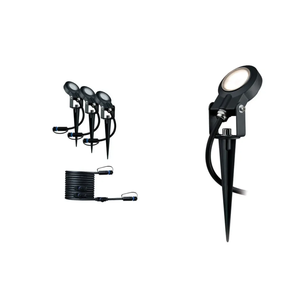 Paulmann Plug & Shine Sting 3000K 3-enheters forlengelse| Utespotter