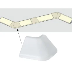 Paulmann Profil Delta ytterhjørner 2-pakning Best