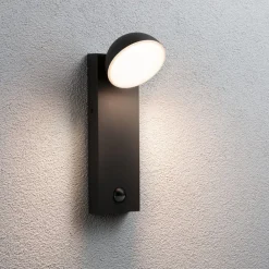 Paulmann Puka LED utendørs vegglampe med sensor| Vegglamper Med Sensor|Utebelysning Med Sensor