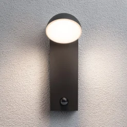 Paulmann Puka LED utendørs vegglampe med sensor| Vegglamper Med Sensor|Utebelysning Med Sensor