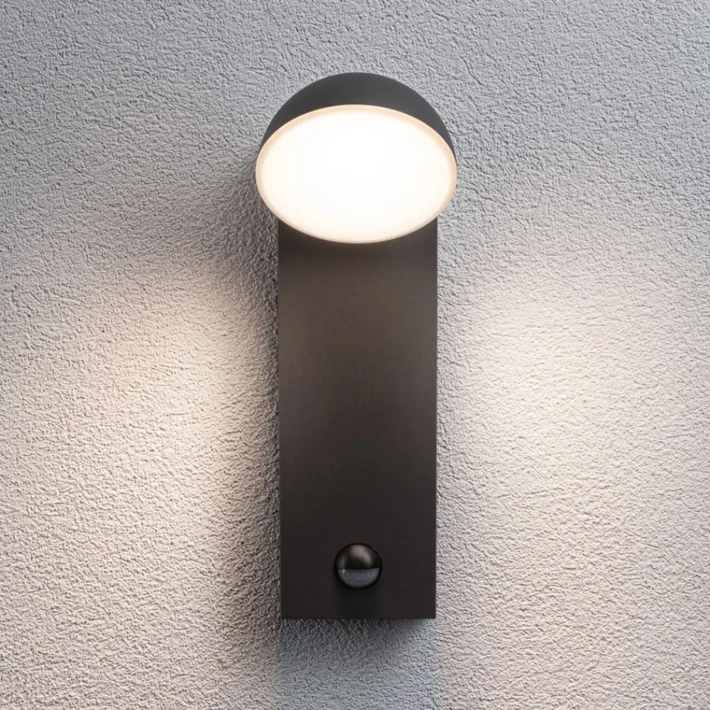 Paulmann Puka LED utendørs vegglampe med sensor| Vegglamper Med Sensor|Utebelysning Med Sensor