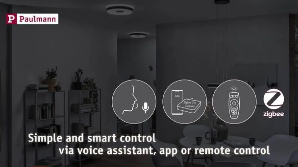 Paulmann Puric Pane LED-pendellampe ZigBee Ø 40cm| Smarthus Belysning