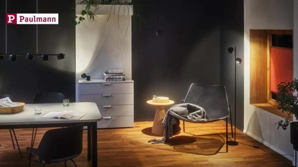 Paulmann Puric Pane ZigBee LED-gulvlampe| Smarthus Belysning|Gulvlamper