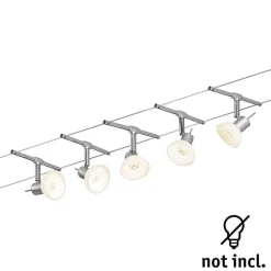 Paulmann Sheela vaiersystem 5 lys krom matt| Kontorbelysning