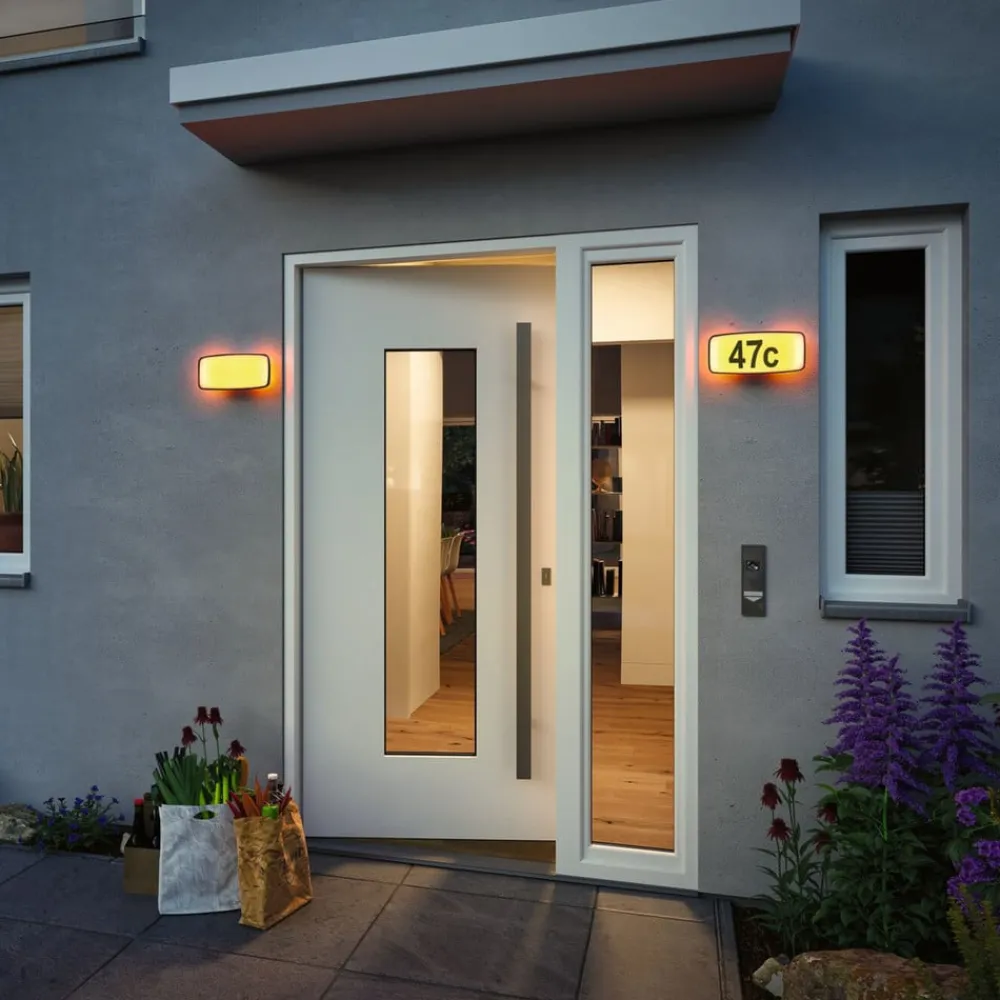 Paulmann Sheera LED-vegglampe ZigBee justerbar hvit| Vegglamper Med Sensor|Smarthus Utebelysning