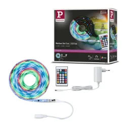 Paulmann SimpLED Motion LED-stripe-sett, 5 m fjernkontroll RGB| Lysstriper