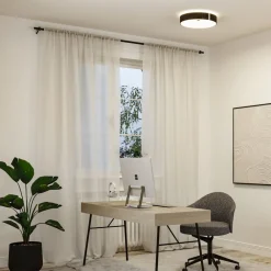 Paulmann Smart LED-taklampe Malika antrasitt Ø 40 cm filt| Smarthus Belysning