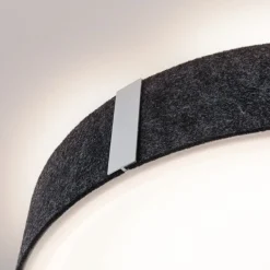 Paulmann Smart LED-taklampe Malika antrasitt Ø 40 cm filt| Smarthus Belysning