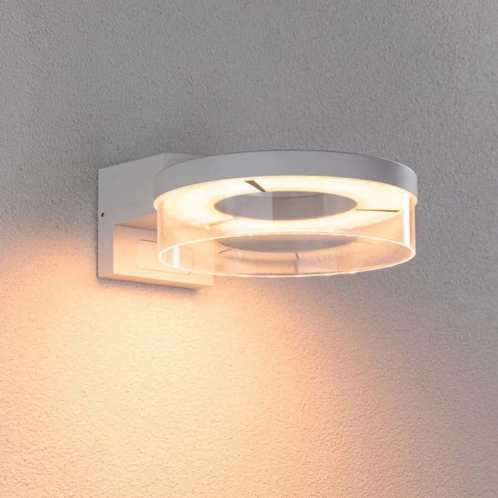 Paulmann Smart Sensor utendørs vegglampe Capera, hvit CCT IP44 Outlet