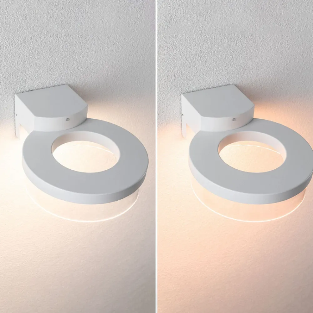 Paulmann Smart Sensor utendørs vegglampe Capera, hvit CCT IP44 Outlet