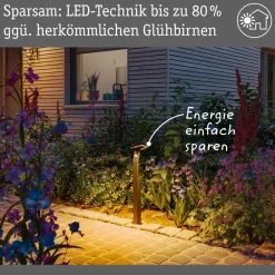 Paulmann Smart sensor veilampe Alara, CCT, antrasitt IP44| Smarthus Utebelysning|Utebelysning Med Sensor