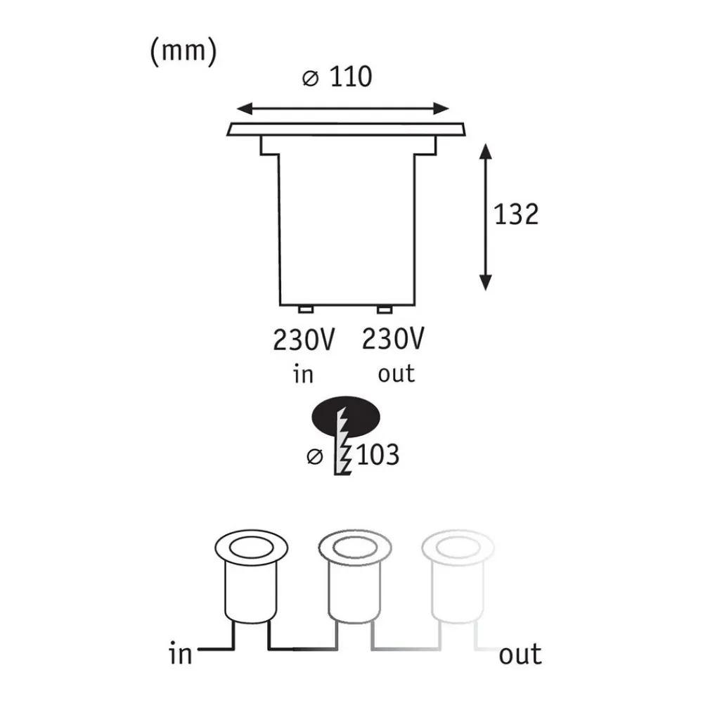 Paulmann Special Line LED-bakkespot Ø 11 cm