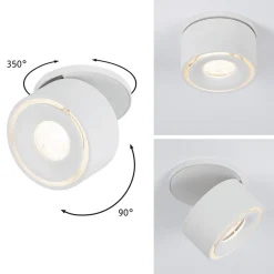 Paulmann Spircle LED-innfellingslampe matt hvit Sale