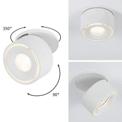 Paulmann Spircle LED-innfellingslampe matt hvit Sale