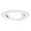 Paulmann spot Nova Coin rund, svingbar, hvit| Butikkbelysning|Downlights