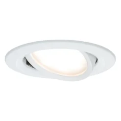 Paulmann spot Nova Coin rund, svingbar, hvit| Butikkbelysning|Downlights