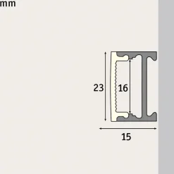 Paulmann Square profil, svart, hvit spreder, 2m| Dekorasjonsbelysning|Lysstriper