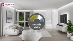 Paulmann Stine LED-vegglampe, ZigBee, CCT, hvit| Smarthus Belysning