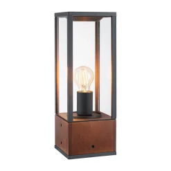 Paulmann Timba-sokkelampe med tre, høyde 40 cm Discount