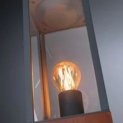 Paulmann Timba-sokkelampe med tre, høyde 40 cm Discount