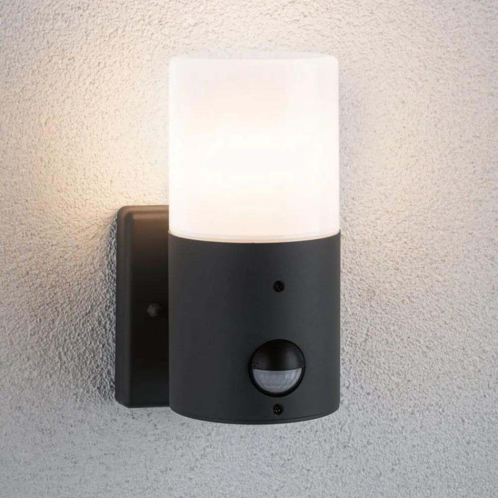 Paulmann Tubs utendørs vegglampe sensor, ikke-dim| Vegglamper Med Sensor|Vegglamper Utendørs