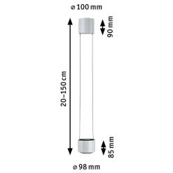 Paulmann URail Aldan LED-pendel, hvit Best