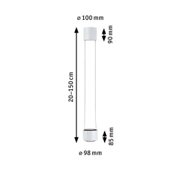 Paulmann URail Aldan LED-pendel, hvit Best