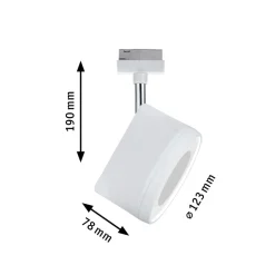 Paulmann URail Arena spot hvit dimbar 2 700 K New