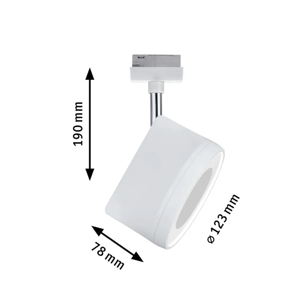 Paulmann URail Arena spot hvit dimbar 2 700 K New