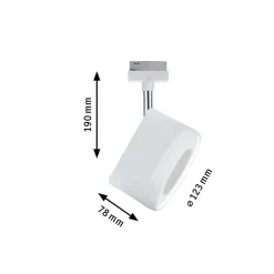 Paulmann URail Arena spot hvit dimbar 2 700 K New