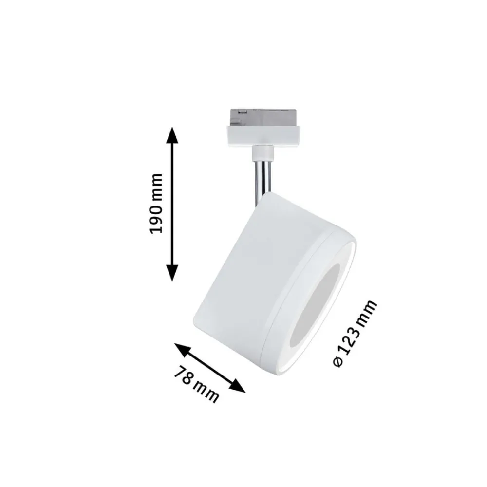 Paulmann URail Arena spot hvit dimbar 2 700 K New