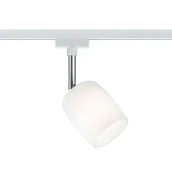 Paulmann URail Blossom spot hvit, satinert glass New