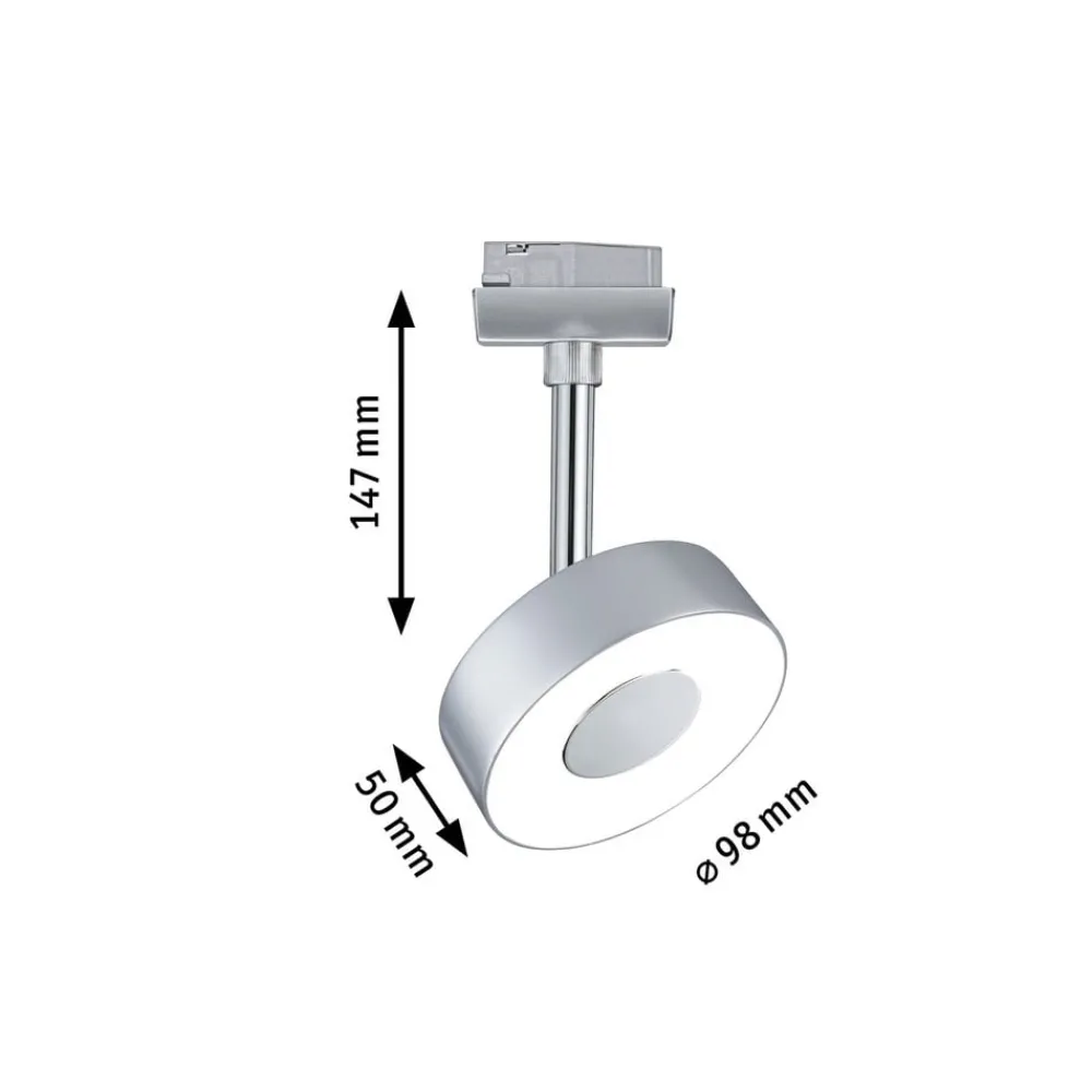 Paulmann URail Circle LED-spot rund i krom Best