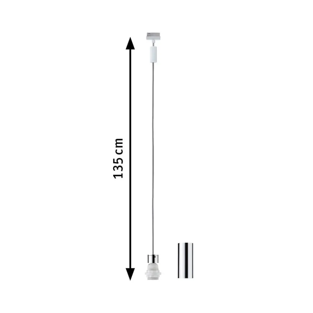 Paulmann URail 2Easy Basic pendel, hvit Online