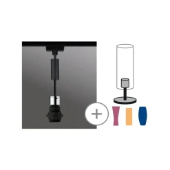 Paulmann URail 2Easy Basic Pendel, svart matt| Skinnesystem