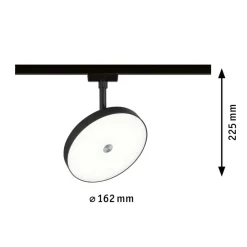 Paulmann URail Hildor LED-spot svart 4 000 K| Skinnesystem