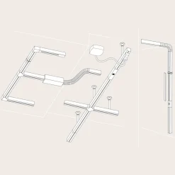 Paulmann URail HV strømforsyning, matt krom Clearance