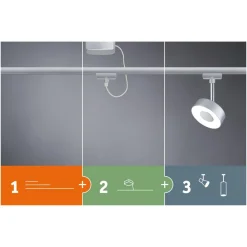 Paulmann URail LED-armatur Topa Dot 2 700K| Skinnesystem