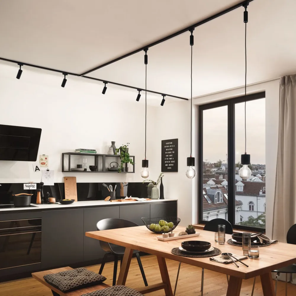 Paulmann URail leddkontakt, svart matt Online