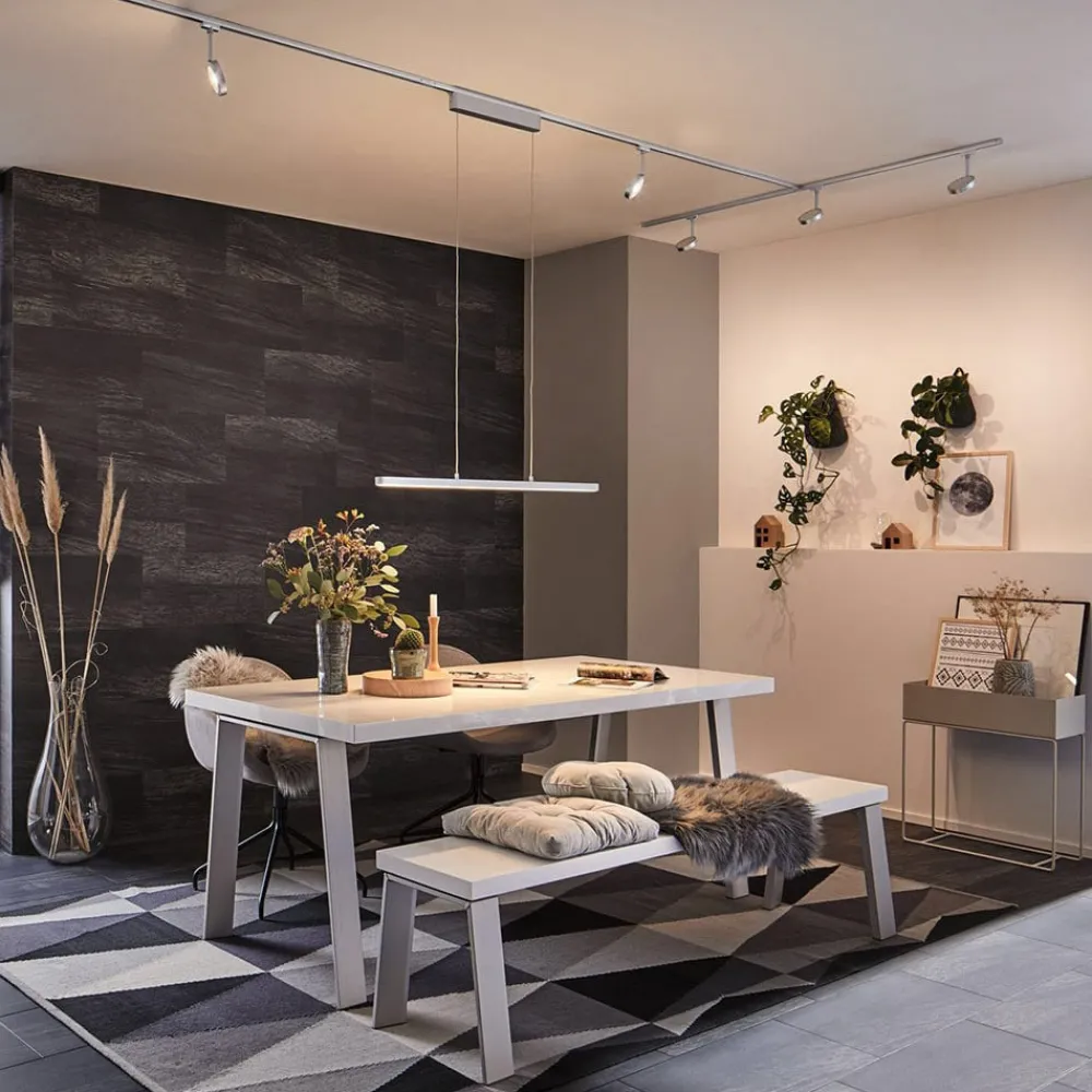 Paulmann URail LED-pendel Lento matt krom| Skinnesystem