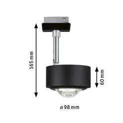 Paulmann URail LED-spot Aldan svart| Skinnesystem