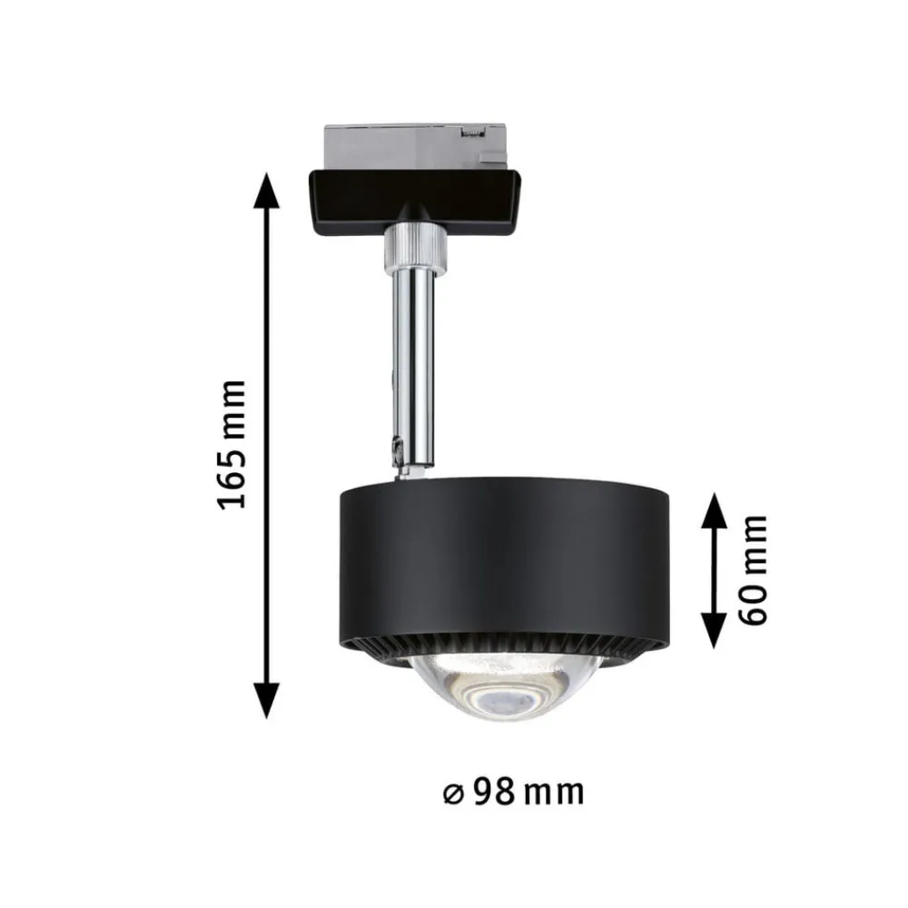 Paulmann URail LED-spot Aldan svart| Skinnesystem