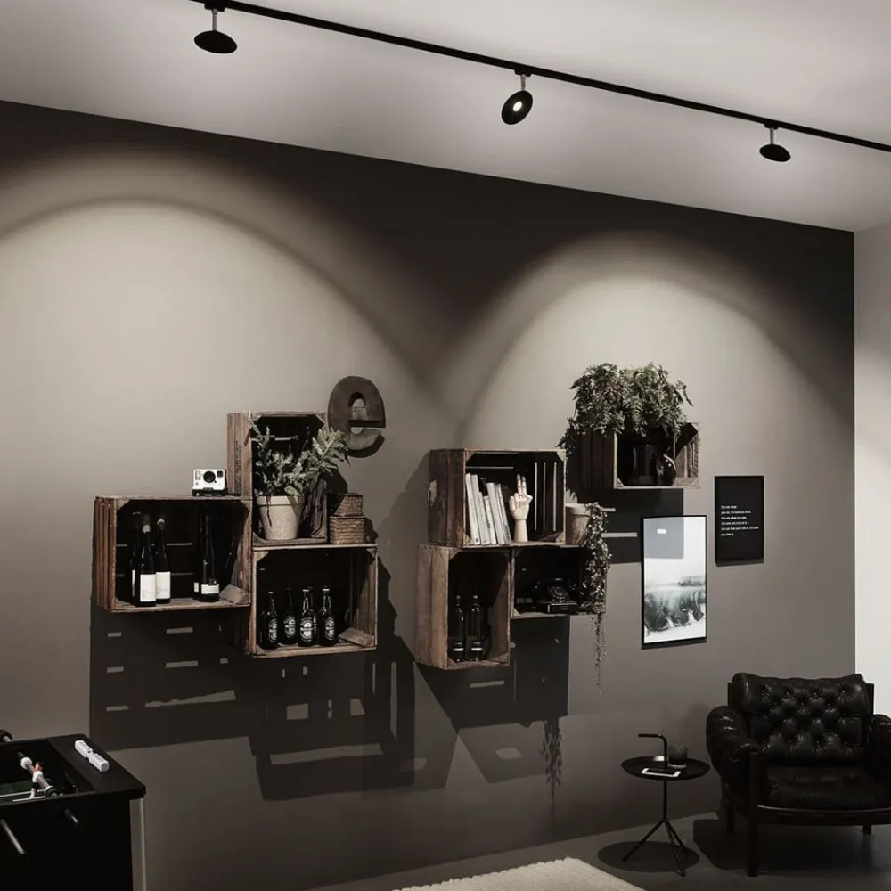 Paulmann URail LED-spot Sphere 2 700K svart| Skinnesystem