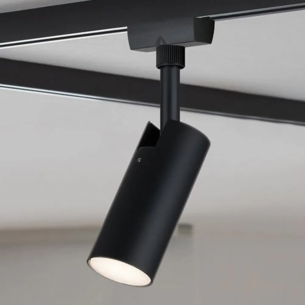 Paulmann URail LED-spot Tubo svart 4 000 K| Skinnesystem