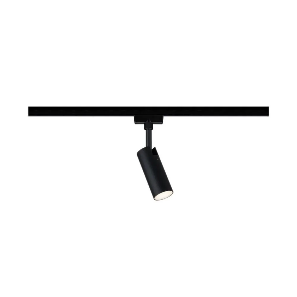 Paulmann URail LED-spot Tubo svart 4 000 K| Skinnesystem