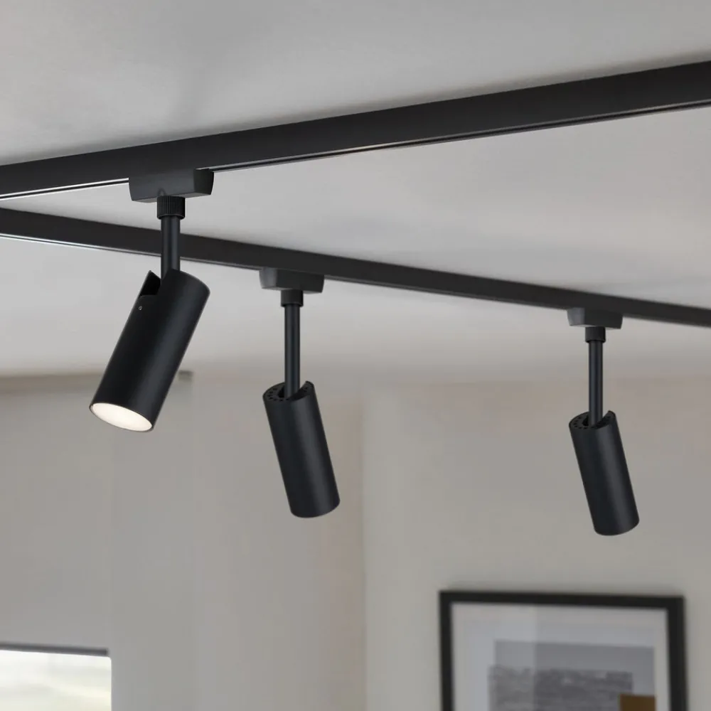 Paulmann URail LED-spot Tubo svart 3 000 K Best