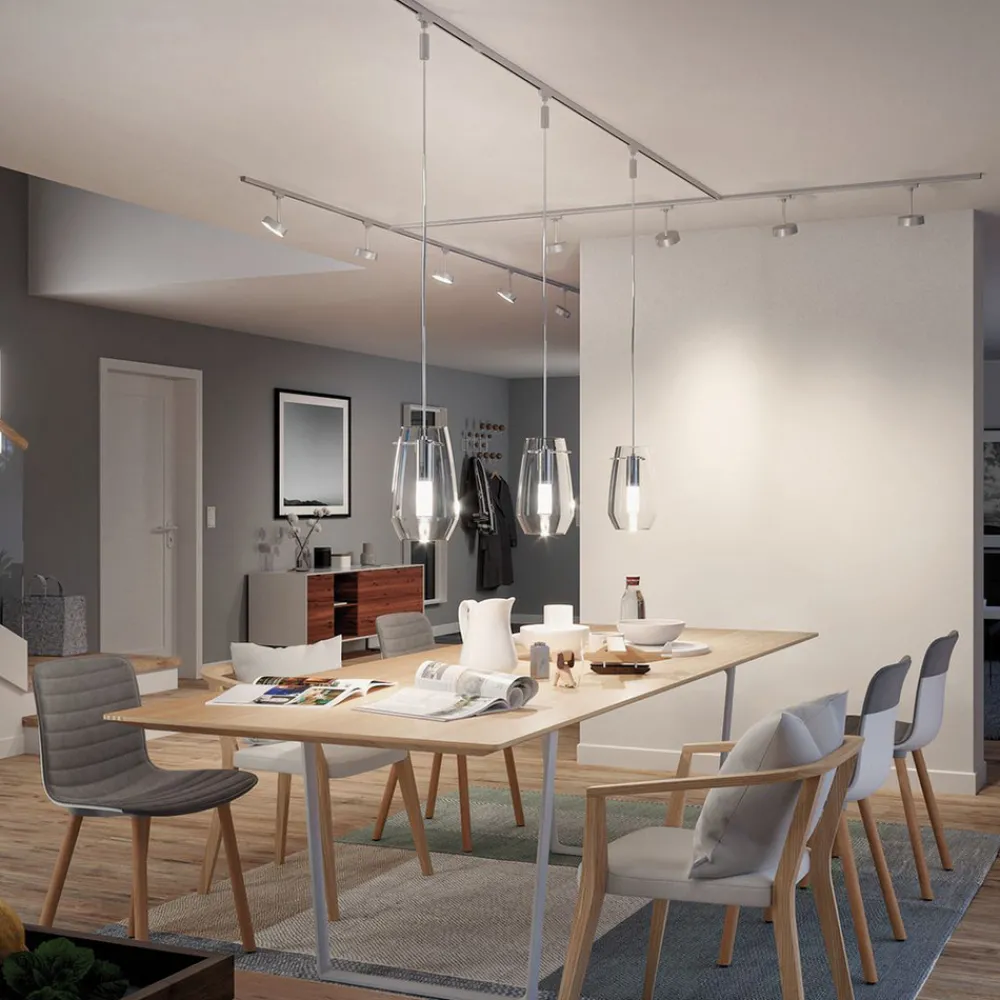 Paulmann URail L-kontakt, krom matt Discount