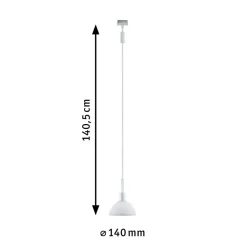 Paulmann URail Pendel Sarrasani, hvit/opal Online